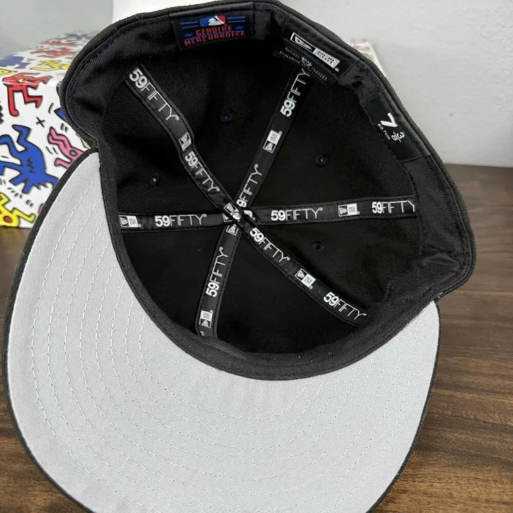 Pittsburgh Pirates New Era 59fifty Hat Fitted 7 3/8 Black MLB Performance Logo